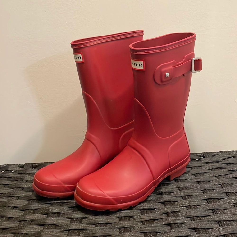 Red Hunter Boots